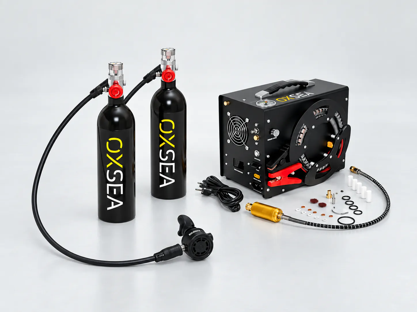 OX1000 DUO Pack + Mini Compressor