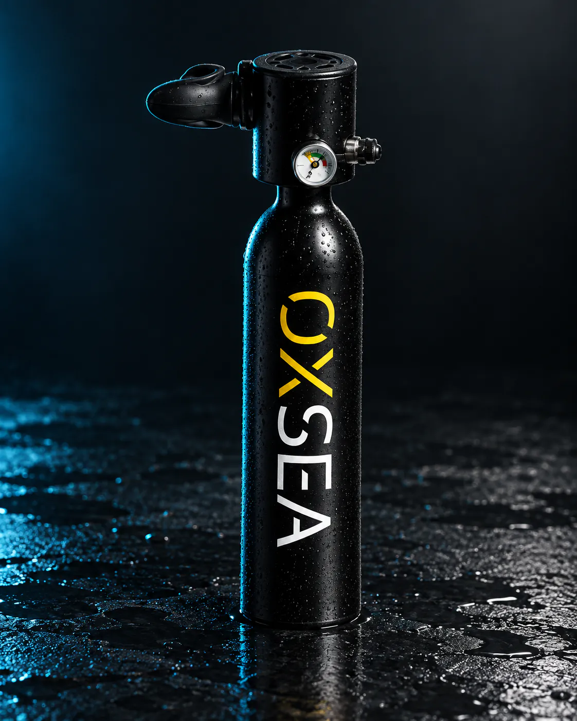 The OX500 tank and its built-in regulator